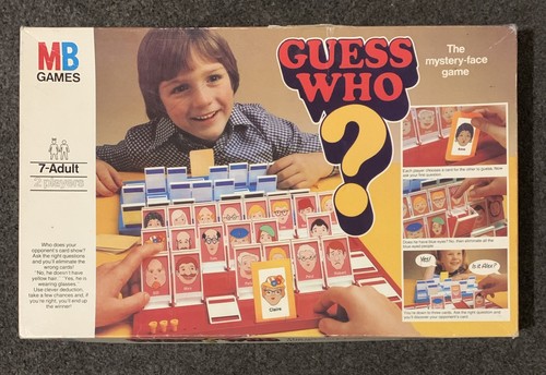 Vintage guess who board game - who,