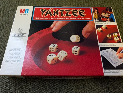 Vintage yahtzee board - yahtzee,