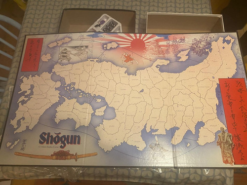 Shogun 1986 board game - mb,