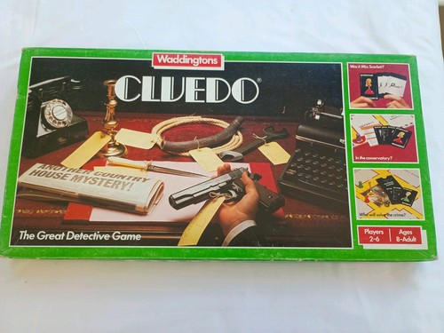 Cluedo board game - cluedo, 1983