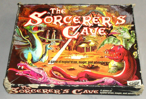 Sorcerers cave board game - cave,