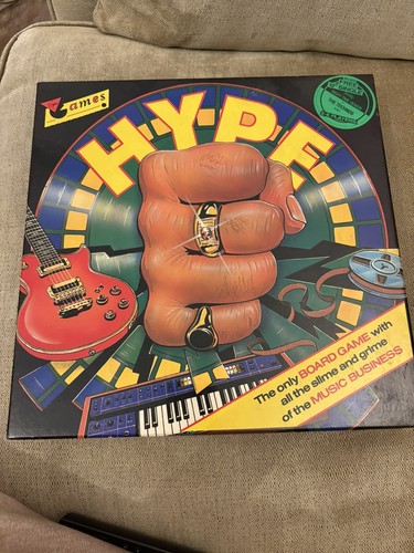 Vintage hype board game - board, music