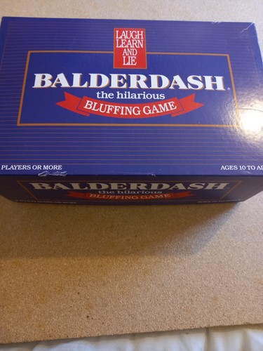 Vintage balderdash board game - balderdash,