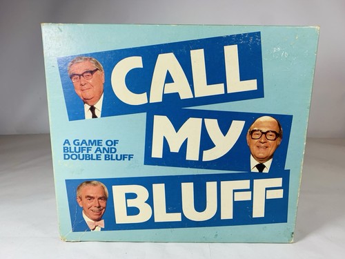 Vintage call bluff board - call,