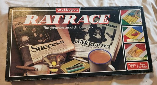Waddingtons ratrace board game - ratrace,