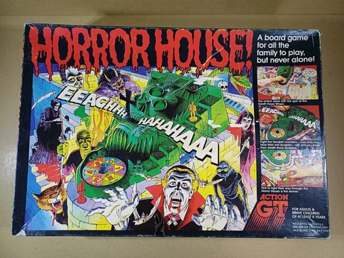 Horror house board game - house,