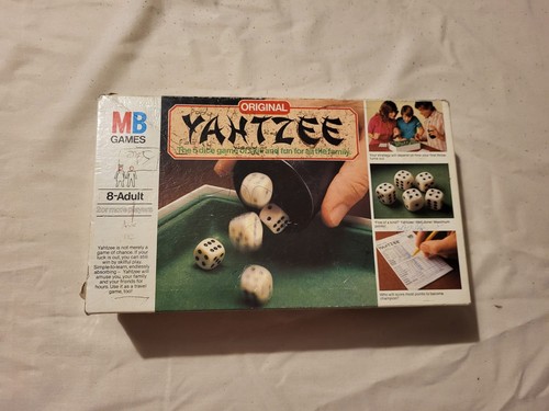 Yahtzee vintage 1982 dice game - vintage,