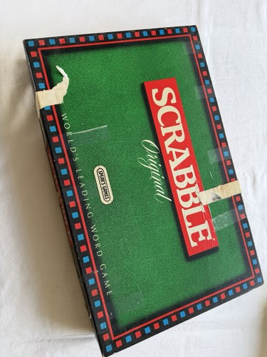 Vintage 1980s scrabble board - scrabble,